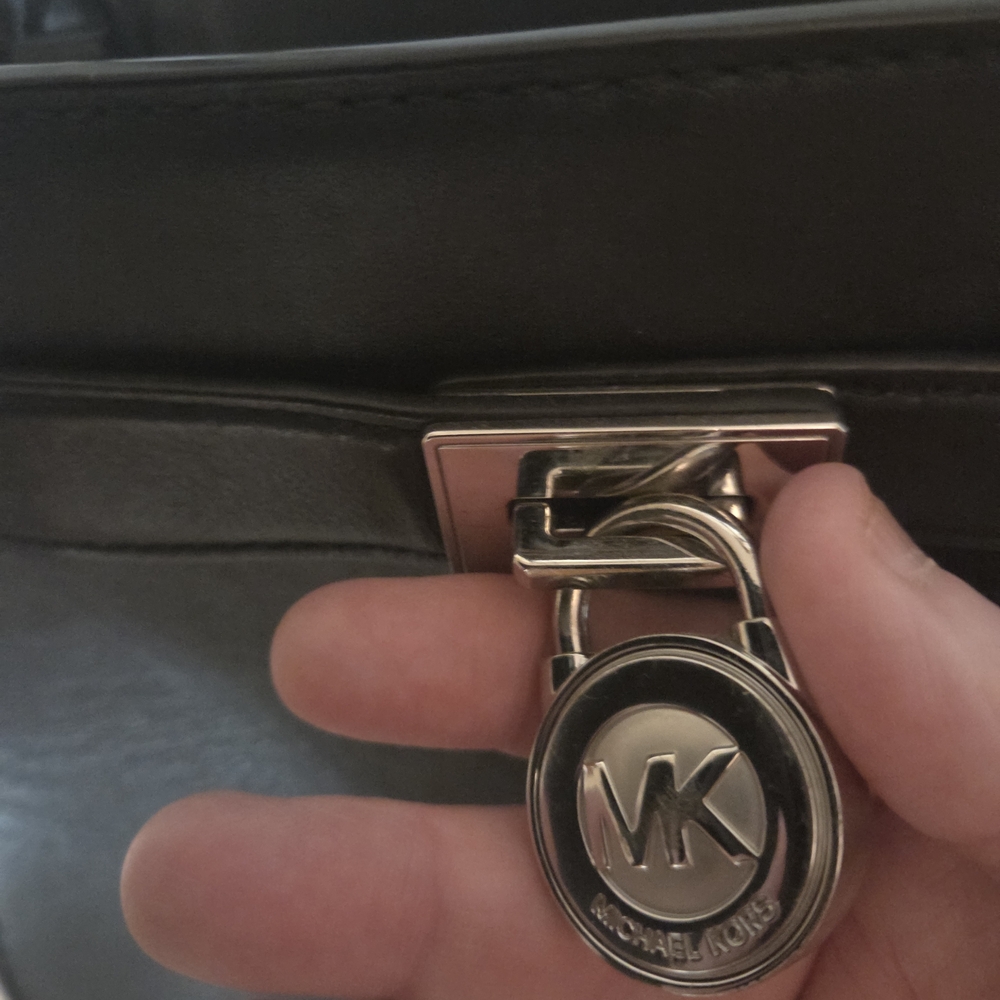 Michael Kors Black Leather Purse - Picture 7 of 10